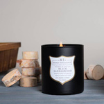 Colonial Candle wooden wick soy scented candle navy 15 oz 425 g - Black Sandalwood