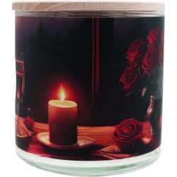 Candle World soy scented valentine's day candle 3 wicks Falling in Love 460 g