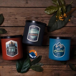 Vela perfumada para hombre Juniper Cypress Colonial Candle
