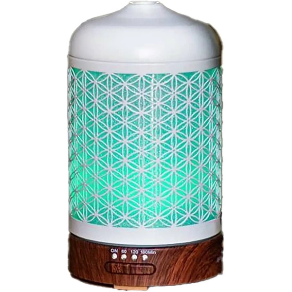 Diffuseur d'arômes à ultrasons blanc pour aromathérapie éclairage LED coloré,16 cm Aroma Dream Inspire