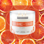 Vela de soja perfumada Blood Orange Teakwood Candle-lite