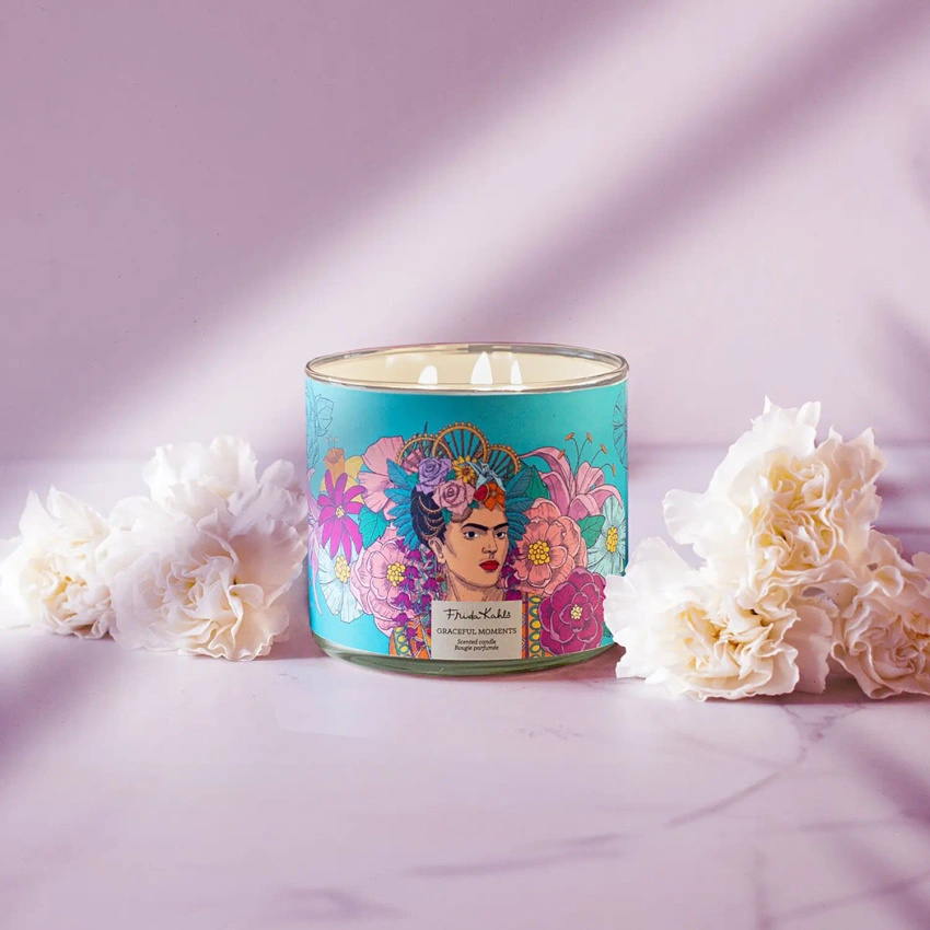 Frida Kahlo bougie parfumée en verre Graceful Moments 400 g
