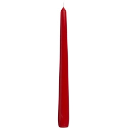 Bolsius Dinner Candle spike tradiční svícen 245/24 mm 4 ks - červený
