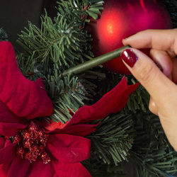Bastoncini profumati per l'albero di Natale Scentsicles Snowberry Pine Decorazioni natalizie appese 6 pz  