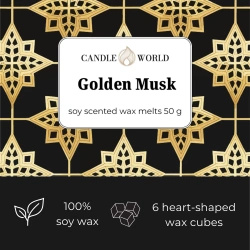 Candle World soja geurwas Golden Musk 50 g