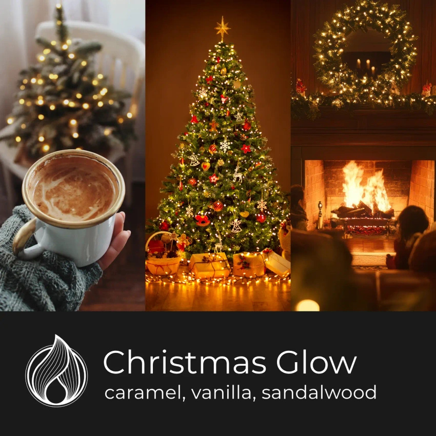 Candle World Soja Duftkerze Weihnachten 3 Dochte Christmas Glow 460 g