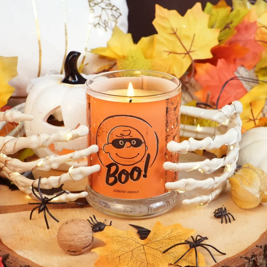 Peanuts Snoopy Duftkerze Halloween Boo