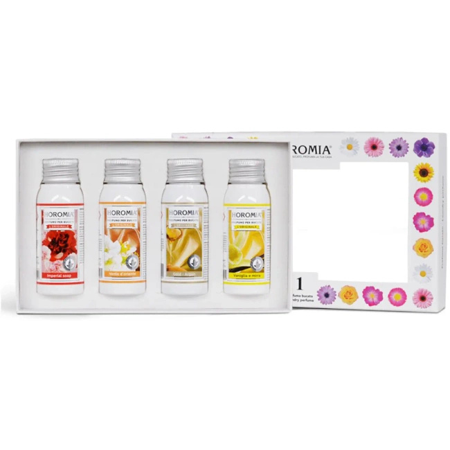Darčeková sada parfémy na pranie premium taliansky Imperial Soap, Vento d'Oriente, Gold Argan, Vaniglia e Mirra 4 kusy x 50 ml