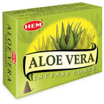 Kónické kadidlo HEM 10 ks aloe - Aloe Vera
