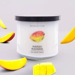 Große Soja-Duftkerze 3 Dochte 411 g Mango Madness Colonial Candle