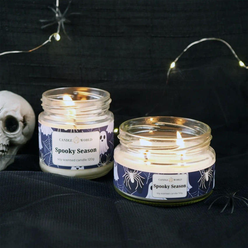 Candle World soy scented candle jar Spooky Season 110 g Dark forest