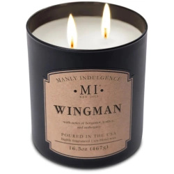 Soja geurkaars voor mannen Wingman Colonial Candle