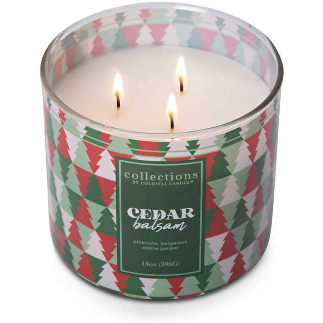 Weihnachtliche Duftkerze Cedar Balsam Colonial Candle