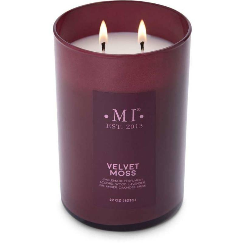 Colonial Candle Sophisticated Men's Soja-Duftkerze im Glas 22 oz 623 g – Velvet Moss