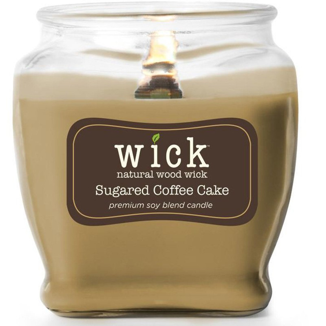 Soja geurkaars houten lont Colonial Candle Wick - Sugared Coffee Cake