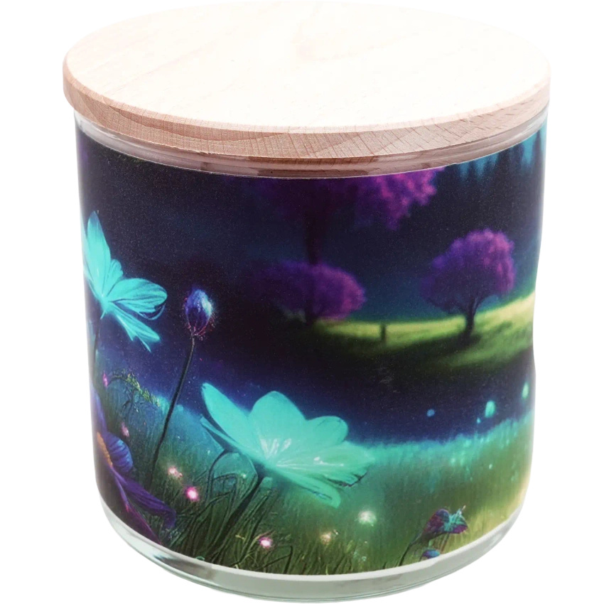 Candle World soy scented candle 3 wicks Magical Meadow 460 g Violet Musk