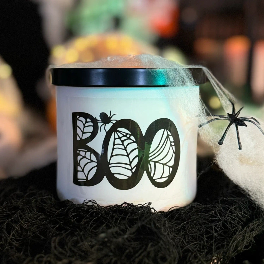 Duża świeca zapachowa sojowa Halloween w szkle 3 knoty Colonial Candle Everyday Luxe 14.5 oz 411 g - Boo
