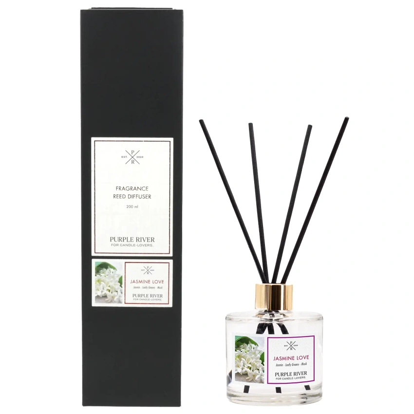 Geurstokjes Jasmine Love Purple River 200 ml