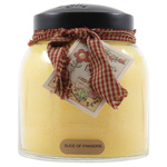Cheerful Candle Papa Jar large glass jar scented candle 2 wicks 34 oz 963 g - Slice of Paradise