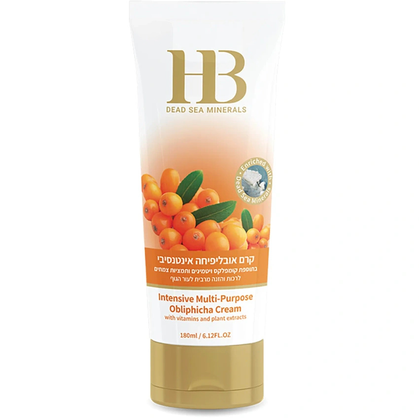 Crema antiedad con espino amarillo para el cuidado corporal con minerales del Mar Muerto 180 ml Health & Beauty