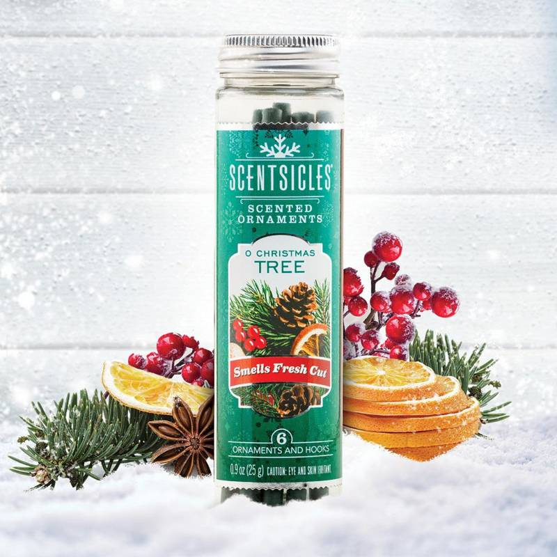 Scentsicles patyczki zapachowe na choinkę 6 szt - O Christmas Tree