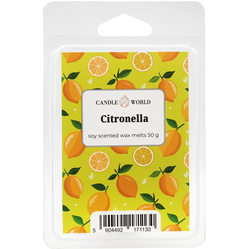 Candle World anti-geur sojawas Citronella 50 g