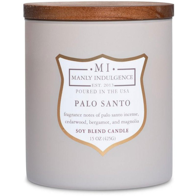 Duftkerze Soja für Männer Holzdocht Colonial Candle - Palo Santo