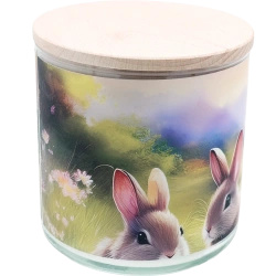 Candle World soy easter scented candle 3 wicks Easter Bunnies 460 g