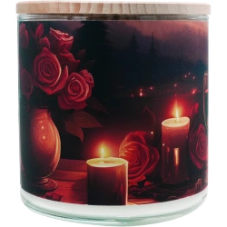 Candle World soy scented valentine's day candle 3 wicks Falling in Love 460 g