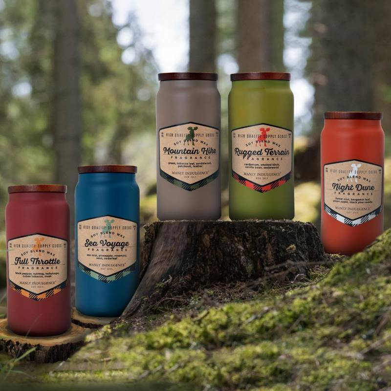 Soy scented candle for men Sea Voyage Colonial Candle