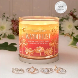 Šperková svíčka Charmed Aroma 340 g prsten - Wanderlust