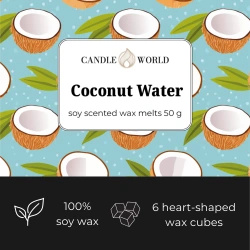 Candle World soja-Duftwachs Coconut Water 50 g Kokosnuss