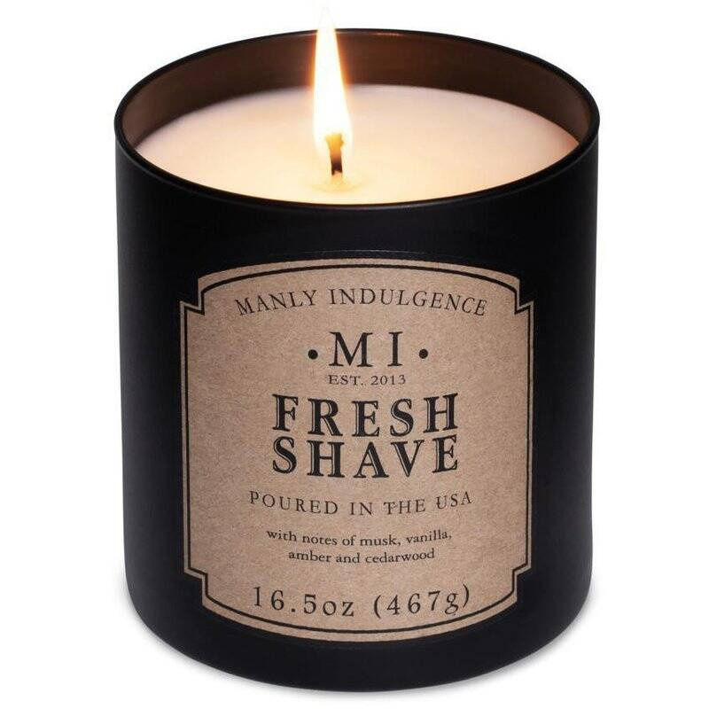 Vela perfumada de soja para hombre Colonial Candle - Fresh Shave
