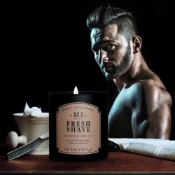 Vela perfumada de soja para hombre Colonial Candle - Fresh Shave