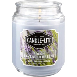 Natural scented candle Fresh Lavender Breeze Candle-lite