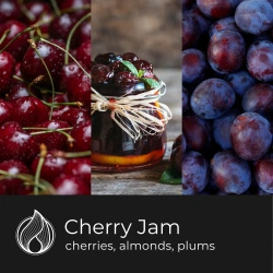 Candle World sójový vonný vosk Cherry Jam 50 g Třešeň