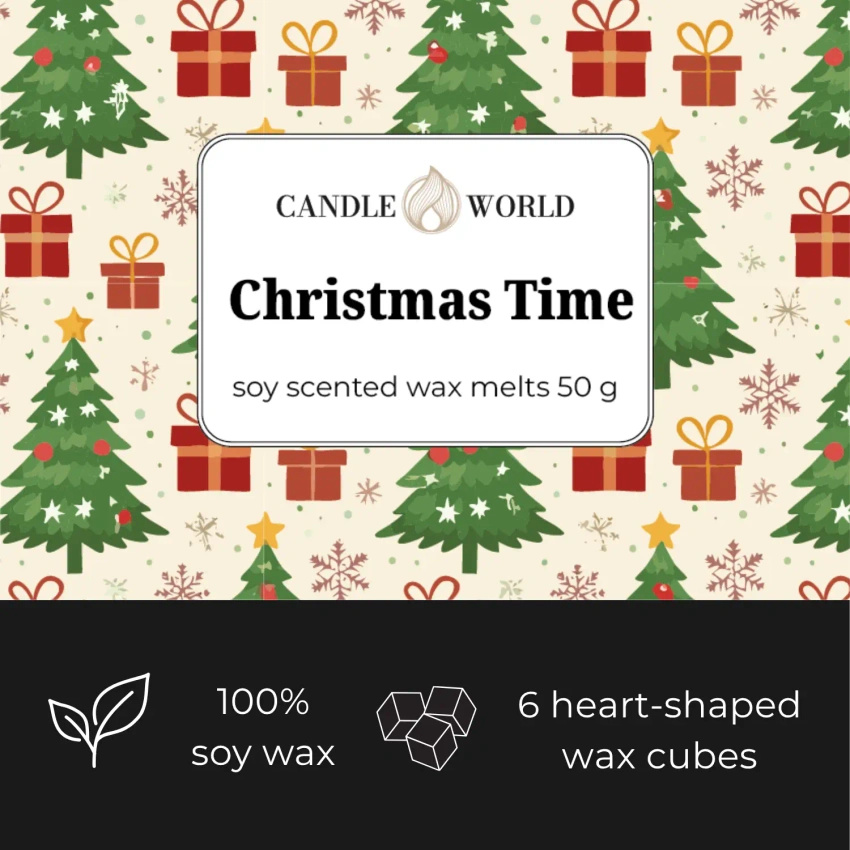 Candle World soy scented wax Christmas Time 50 g Christmas