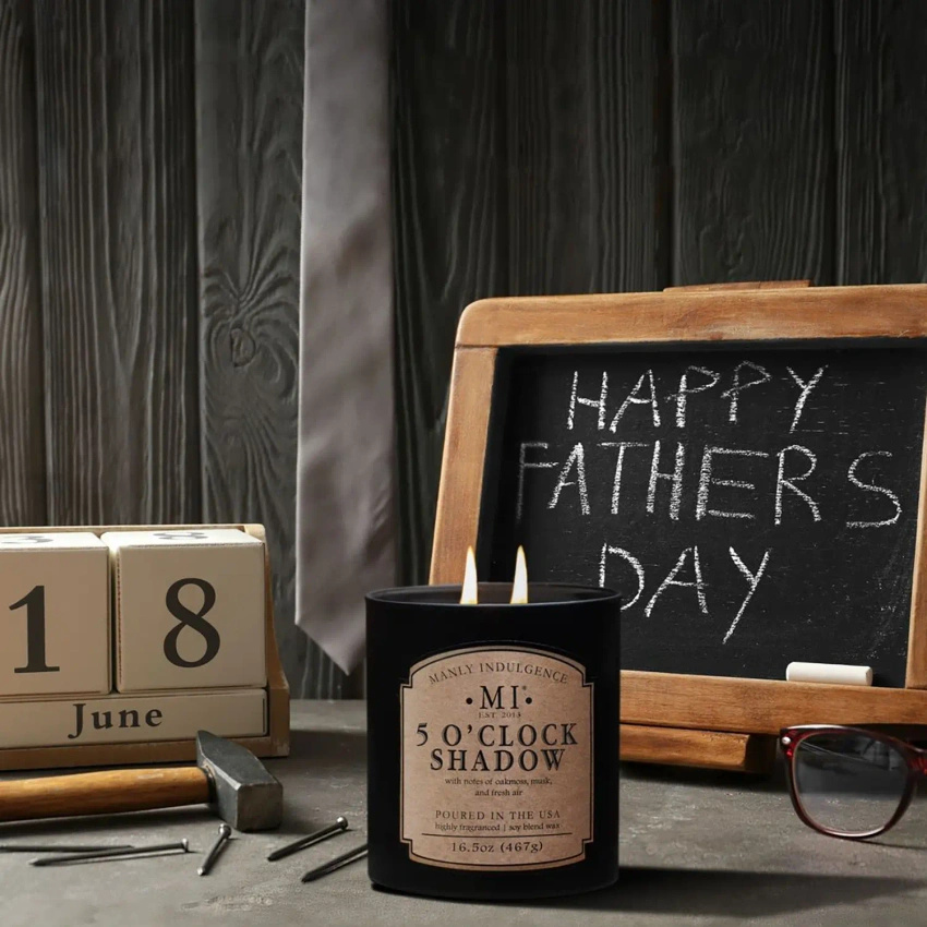 Pánská sojová vonná svíčka Colonial Candle - 5 o'Clock Shadow