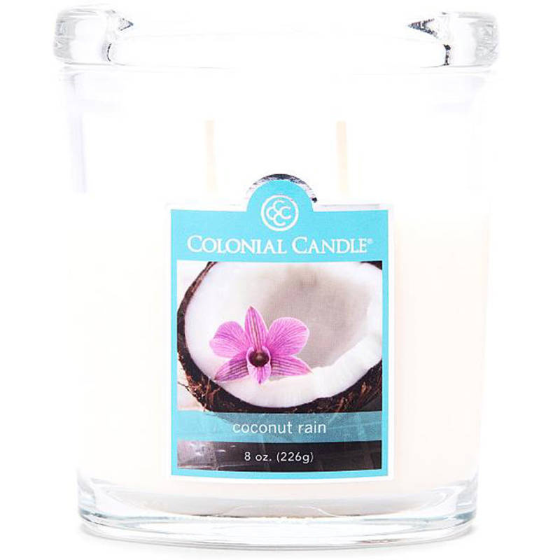 Ovale geurkaars Colonial Candle 226 gr - Coconut Rain