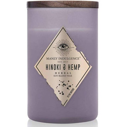 Pánska vonná sviečka sójová Hinoki Hemp Colonial Candle
