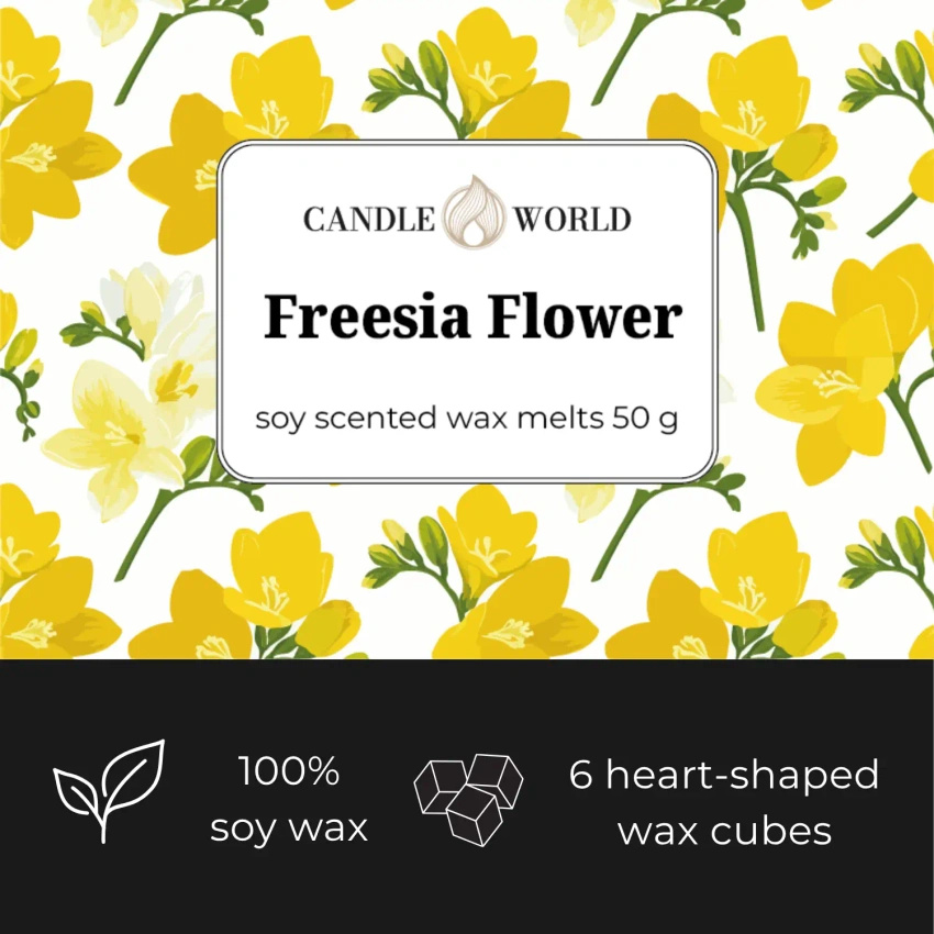 Candle World soja geurwas Freesia Flower 50 g Freesia