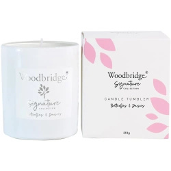 Candela profumata da regalare floreale Butterflies on Daisies 310 g Woodbridge
