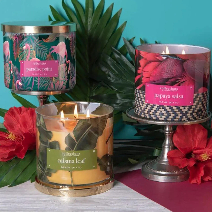 Candela profumata alla soia Papaya Salsa Colonial Candle