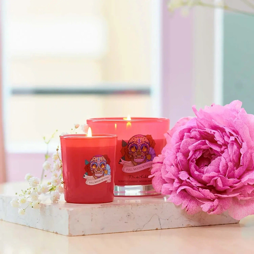 Frida Kahlo glass scented candle oriental glass Full Moon Mystery 180 g