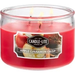Świeca zapachowa naturalna 3 knoty Apple Cinnamon Crisp Candle-lite