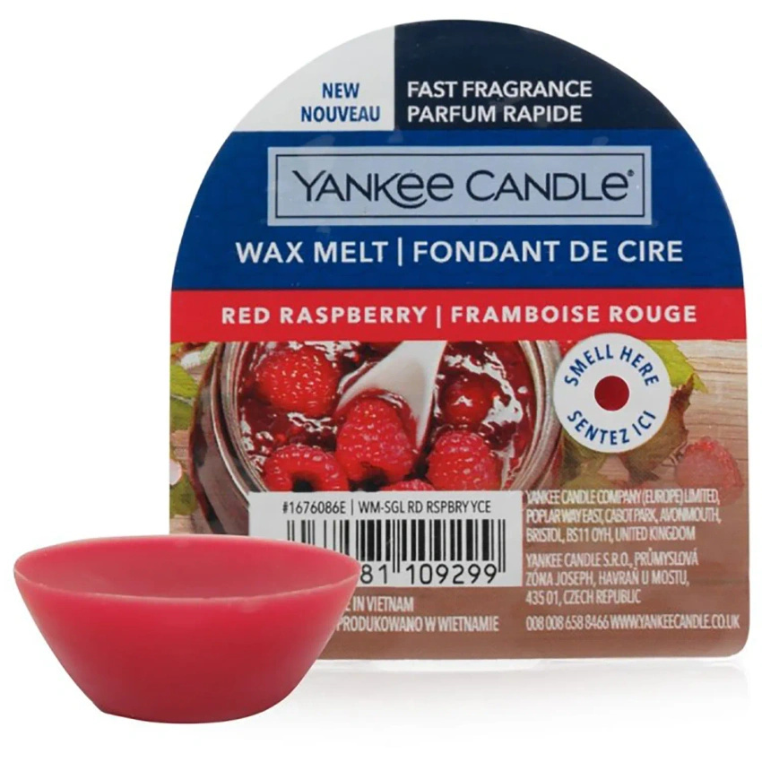 Yankee Candle parfümiertes Wachs 0,8 oz 22 g - Rote Himbeere