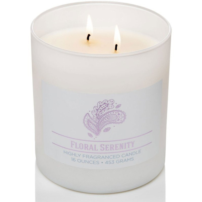 Přírodní sójová vonná svíčka ve skle Colonial Candle 16 oz 453 g - Floral Serenity