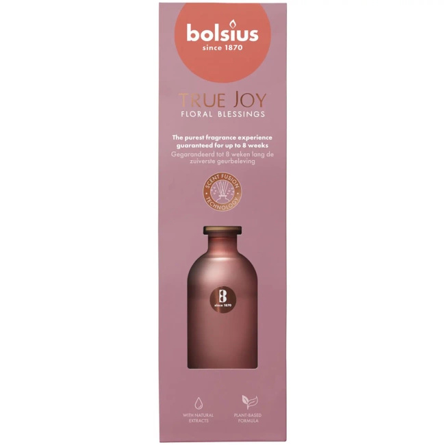 Bolsius True Joy difusor de fragancia en stick 80 ml en vidrio - Floral Blessings