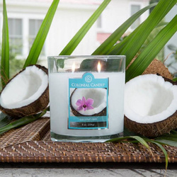 Ovale geurkaars Colonial Candle 226 gr - Coconut Rain