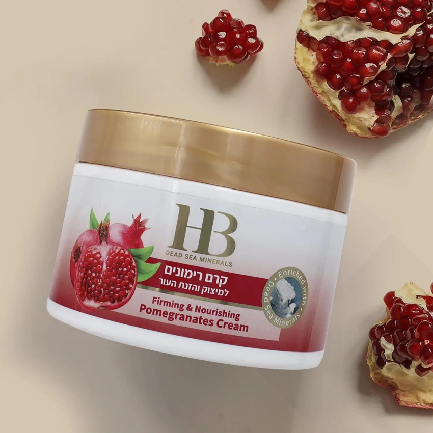 Crema rassodante per la cura del corpo antietà con melograno e minerali del Mar Morto 350 ml Health & Beauty